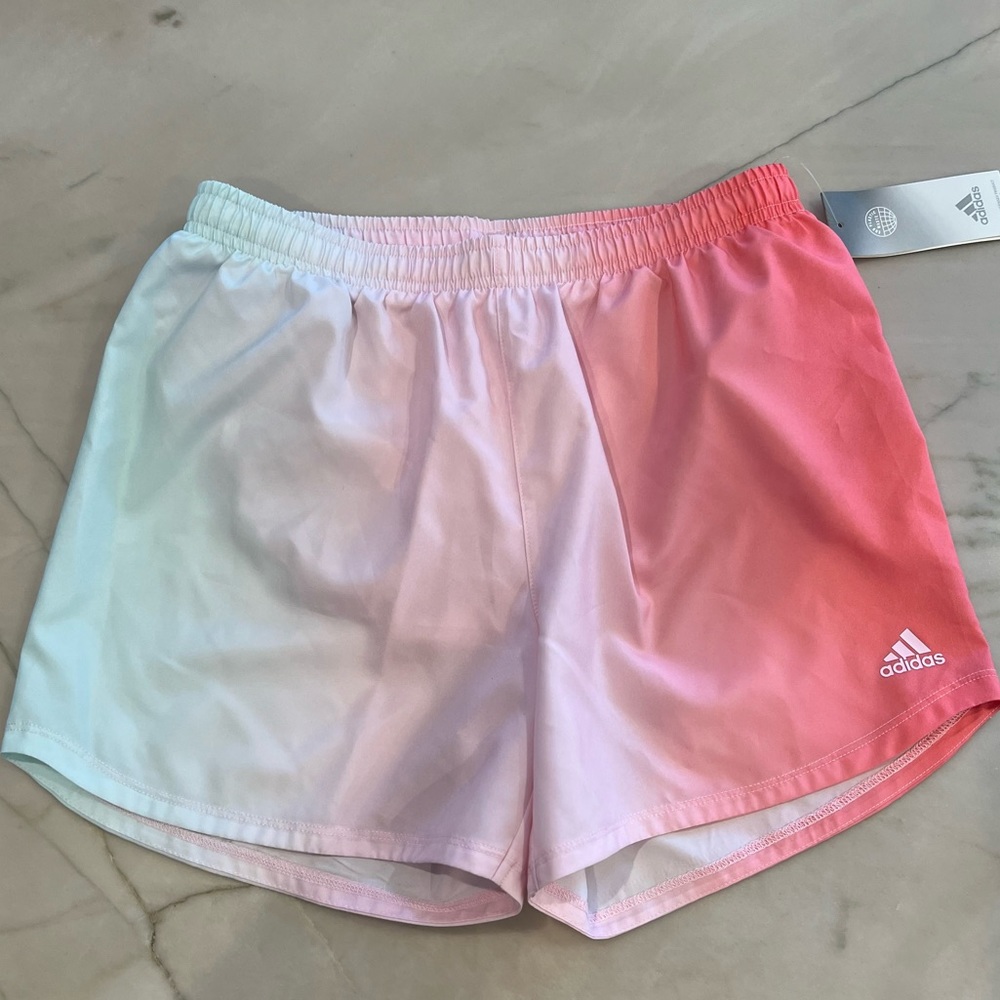 Adidas pastel shorts sz XL girls NWT